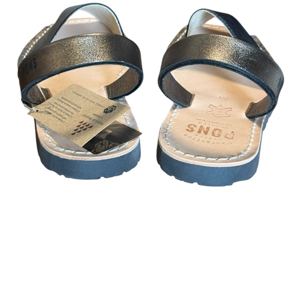 Pons Menorca Authentic Avarca Sandals Metallic Bronze Size 38 8 NIB - Picture 5 of 10